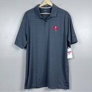 NWT Nike Men's Dri-Fit Vapour Jacquard Polo with Tampa Bay Bucs Logo Size L; NFL